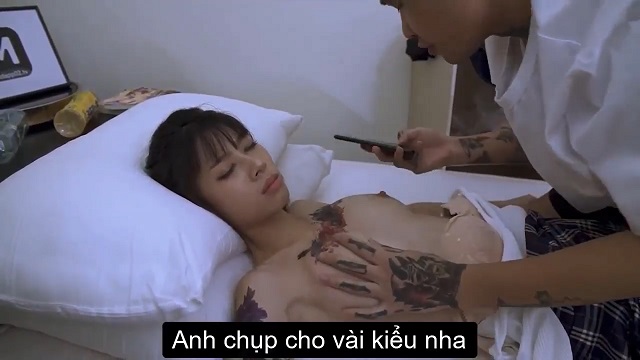 Hấp diêm xăm mình cute mặt ngon